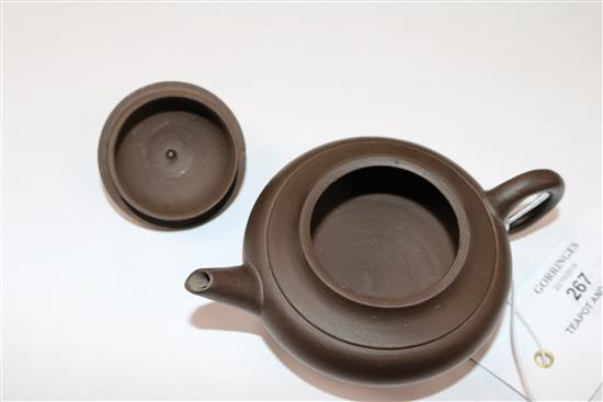 A 19th century Chinese Yixing teapot and cover